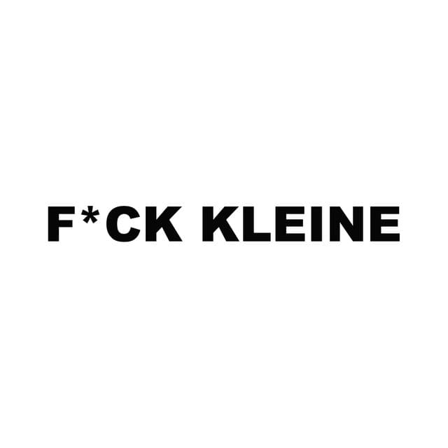 Cover van F*CK KLEINE